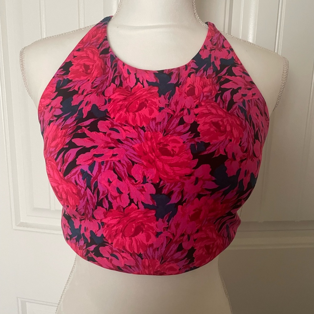 NWT Victoria Secret XL minimum support removable pads floral print bralette
